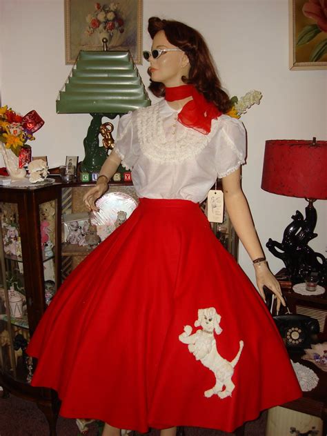 vintage poodle dress